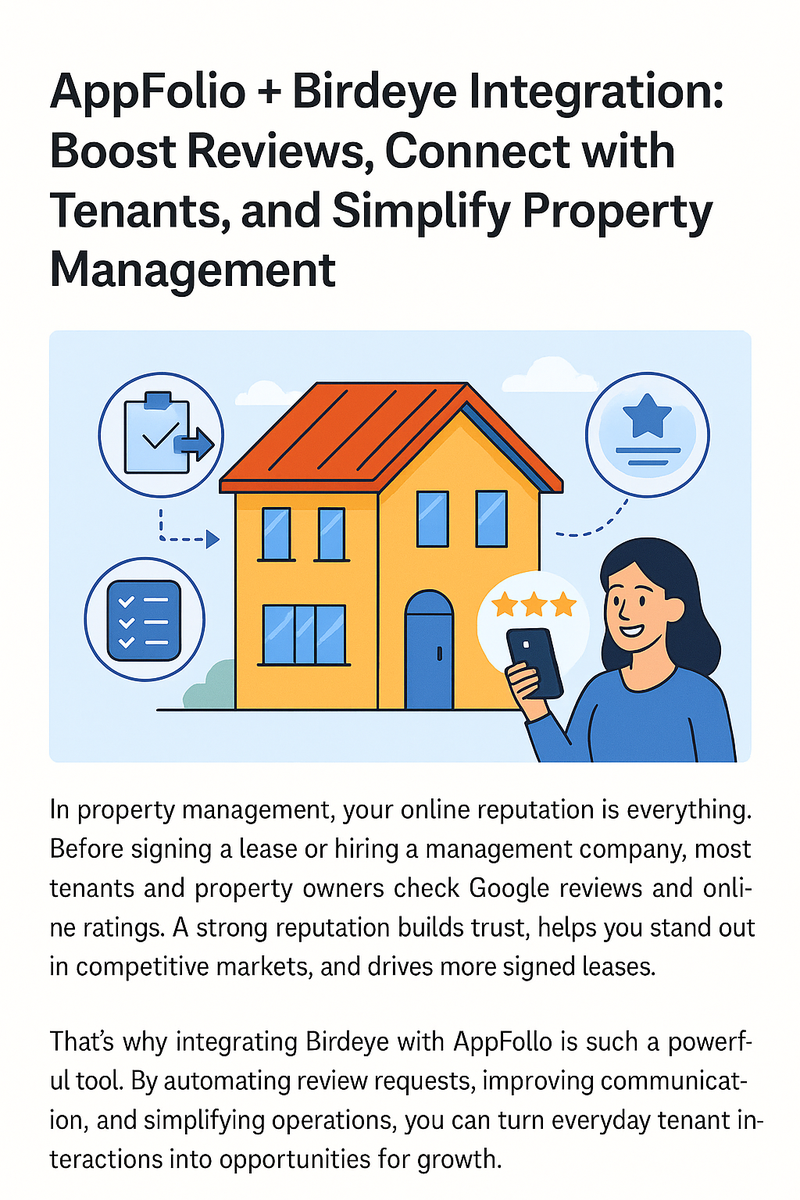 AppFolio + Birdeye Integration