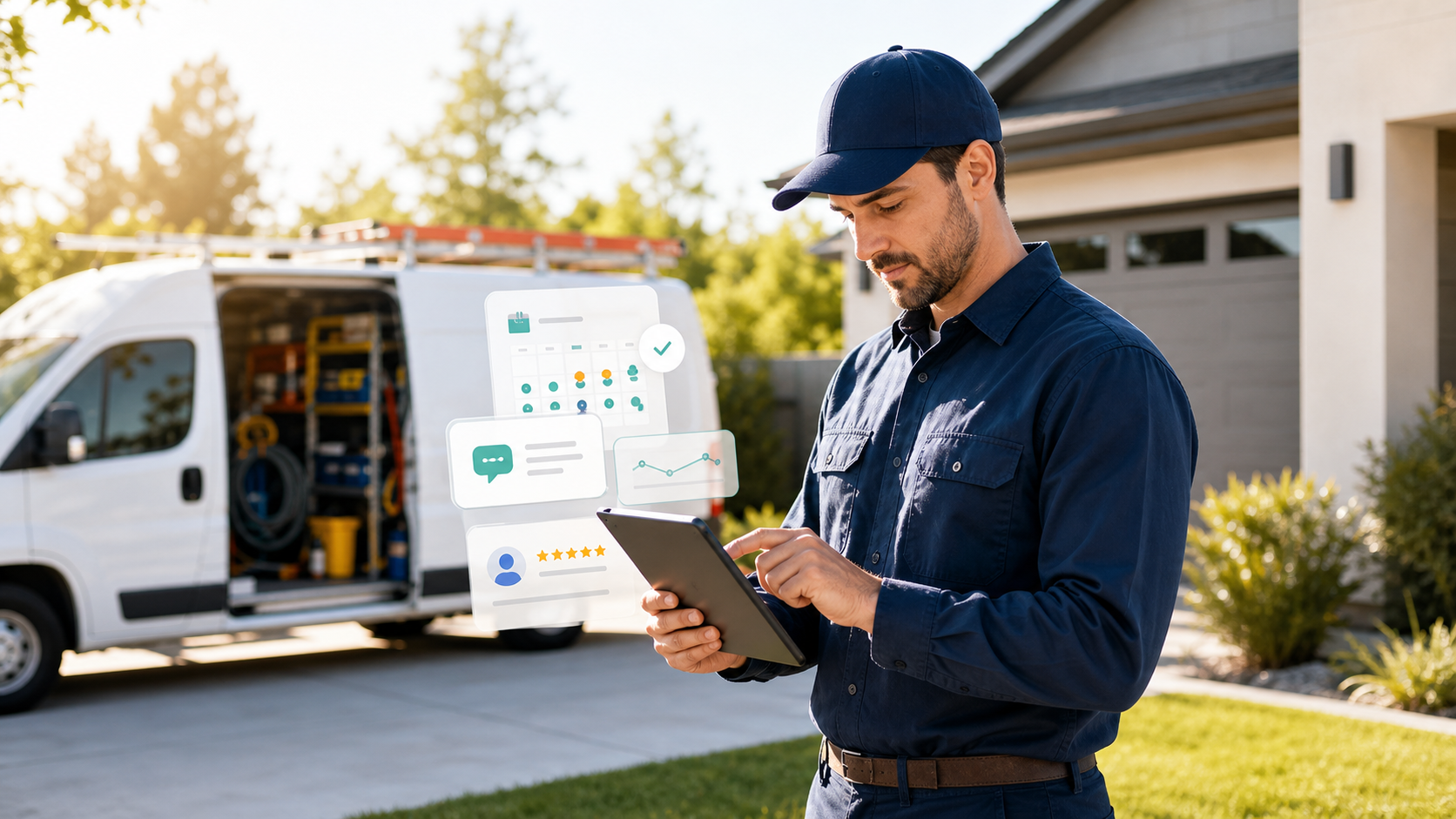 Jobber Birdeye integration for home service review automation and texting